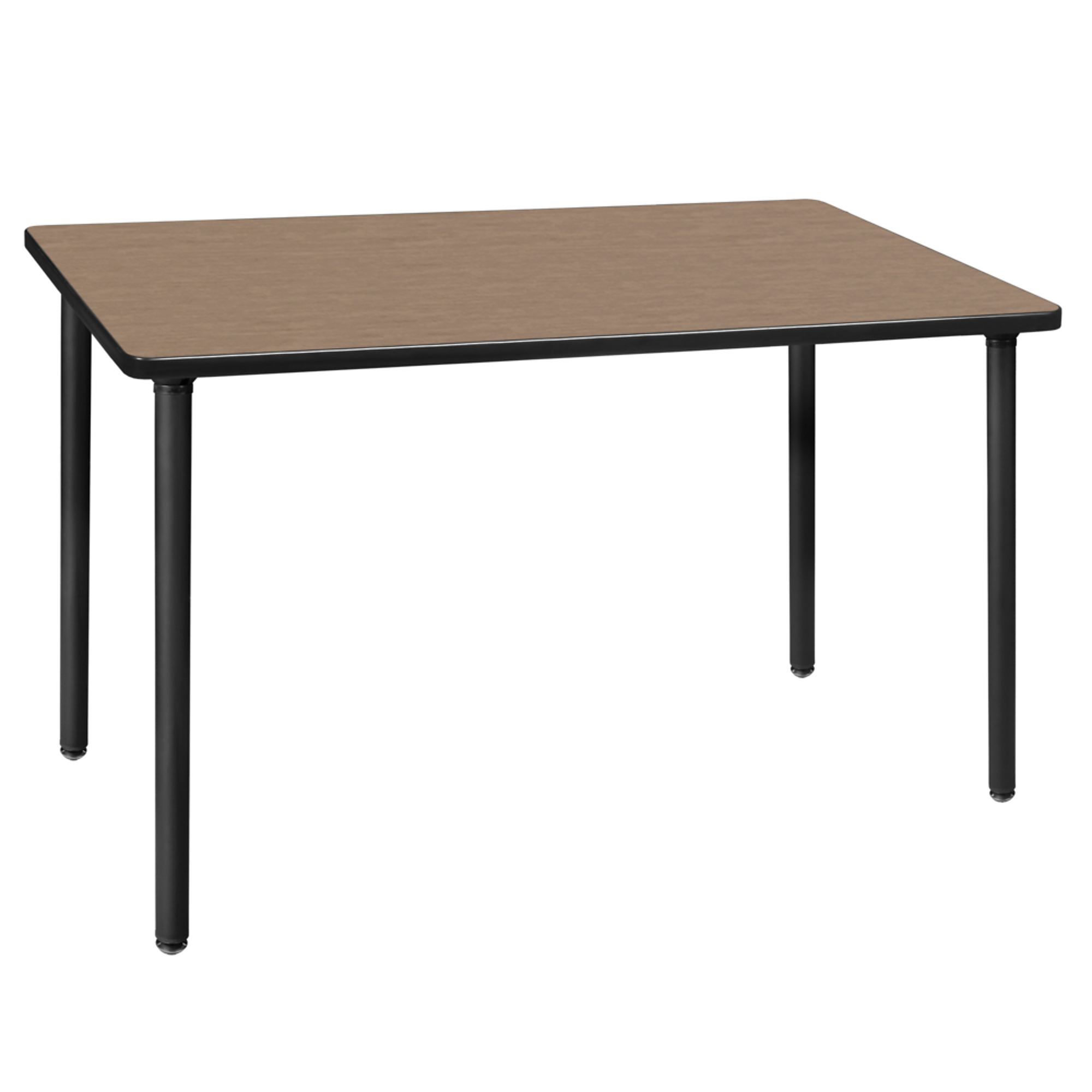 Regency Furniture Kee Folding Training Seminar Table — 48in. x 24in., Noble Oak Top, Black Legs, Model# MTF4824NOBK